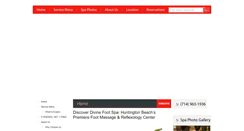Desktop Screenshot of divinefootspa.com